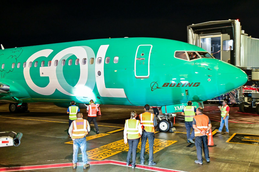 Costa Rica recibe vuelo histórico de la aerolínea brasileña GOL procedente de São Paulo